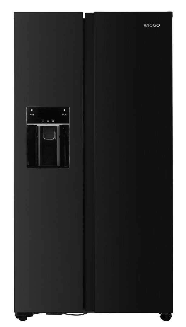 Wiggo Amerikaanse koellkast - WR-SBS18IME(DX) - Zwart 