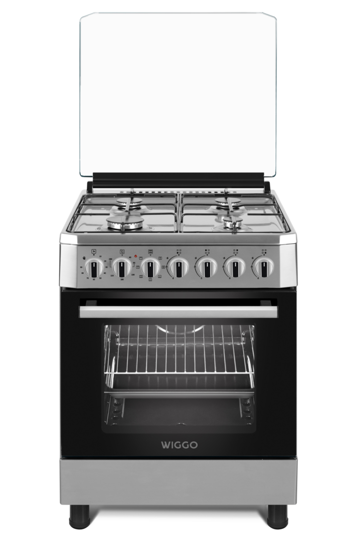 Wiggo WO-E605R(XX) Serie 5 - Gasfornuis - Rvs - 60cm 